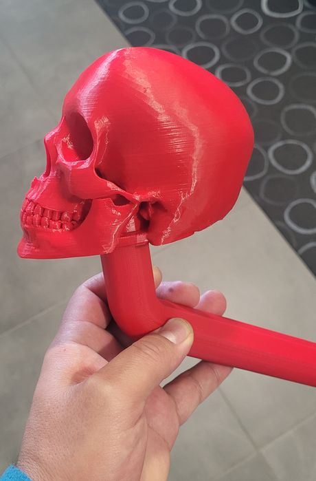 Suporte de parede p/ capacete - Caveira