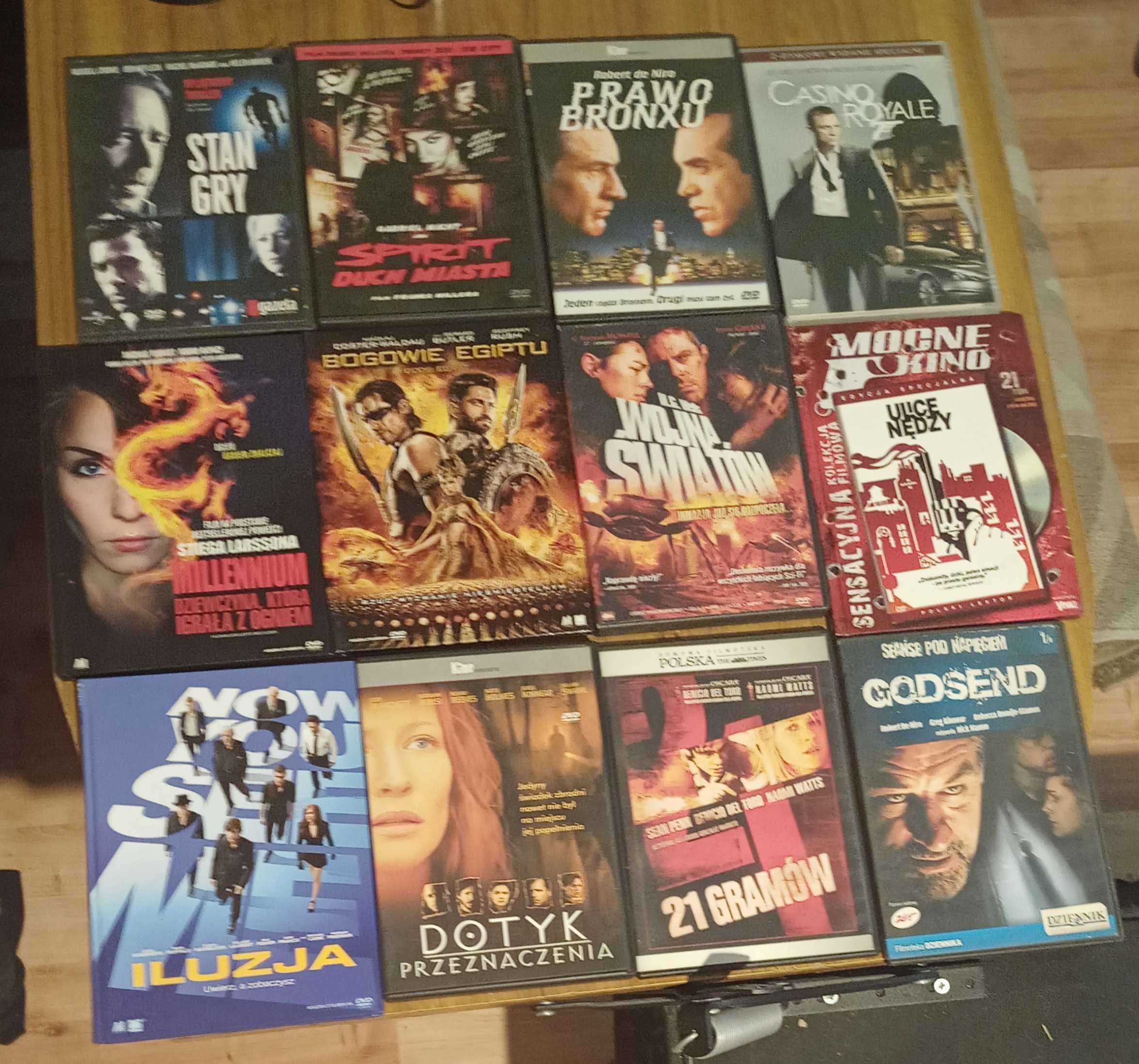Filmy na DVD thrillery/sci-fi/kryminały