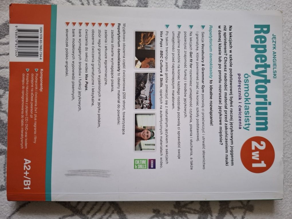 Repetytorium ósmoklasisty. Podręcznik I ćwiczenia 2w1. Pearson.