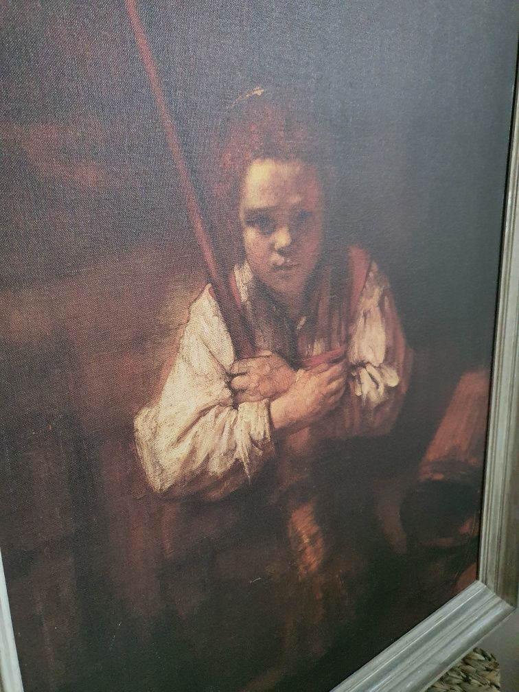 obraz Rembrandta 75x60 reprodukcja na płótnie