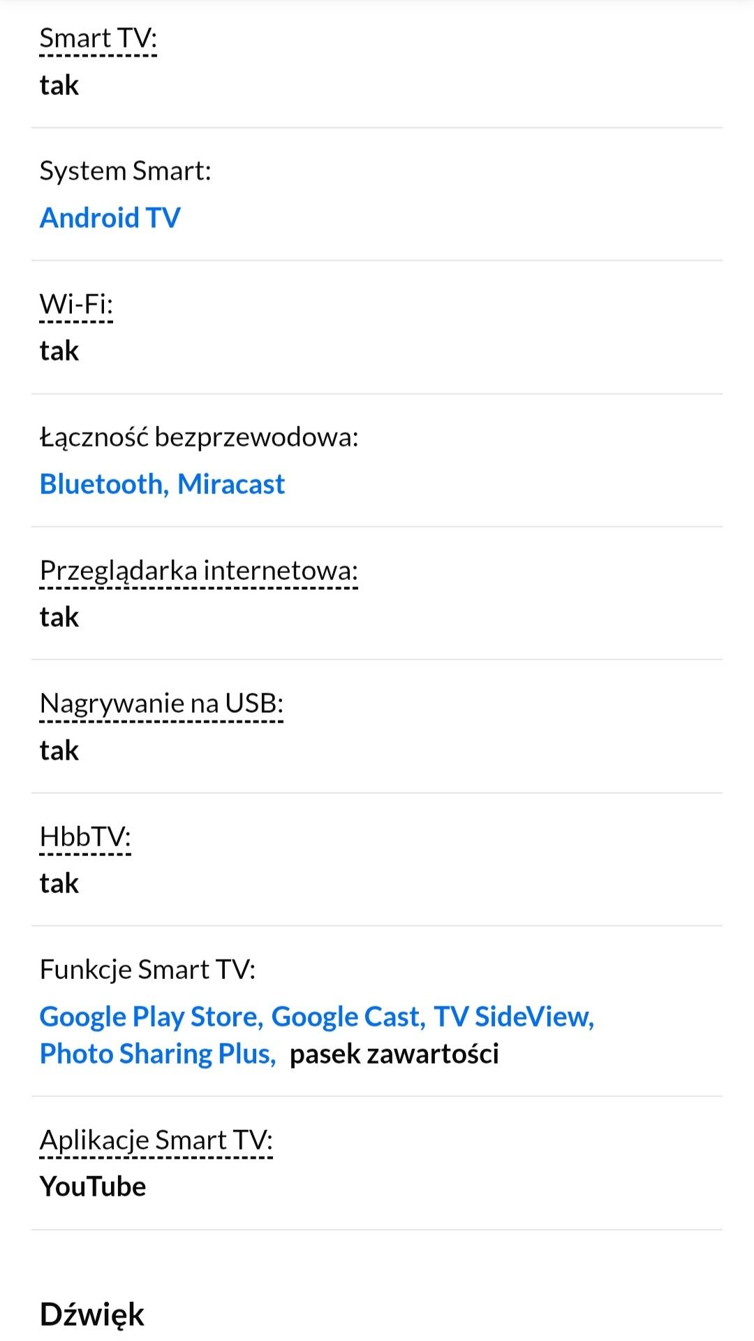 SONY 55cali 120Hz 4K UHD Android SMART telewizor