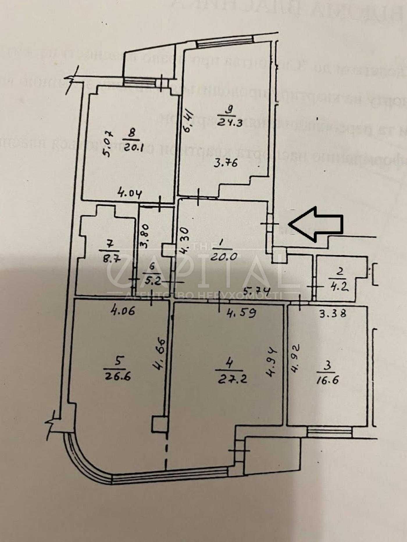 Князів Острозьких (Московська) 46/2, продаж  видової 3к квартири