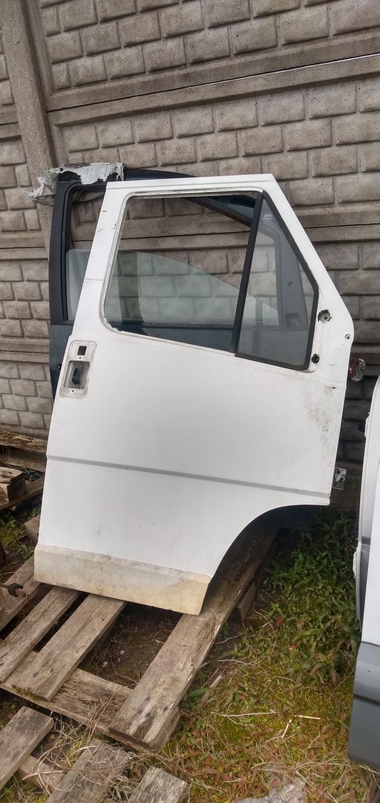 Fiat Ducato camper drzwi prawe 1992r przednie szyba