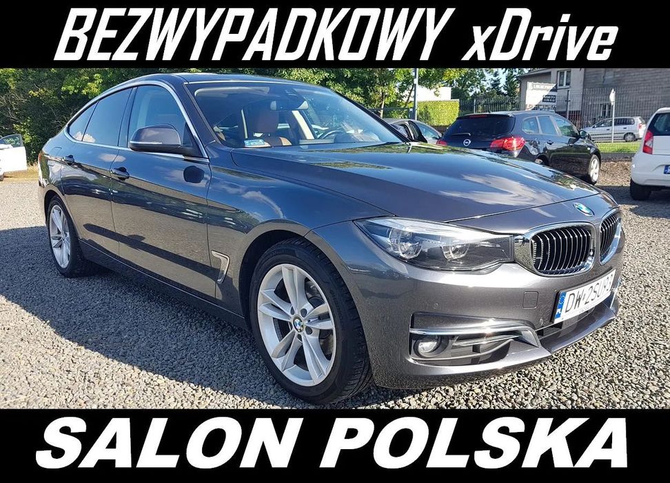 BMW 3GT 2.0 190KM Luxury Line BEZWYPADKOWY Salon Polska SERWISOWANY Gwarancja