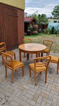 Stół  i 6 krzeseł  Art Deco Swarzędz
