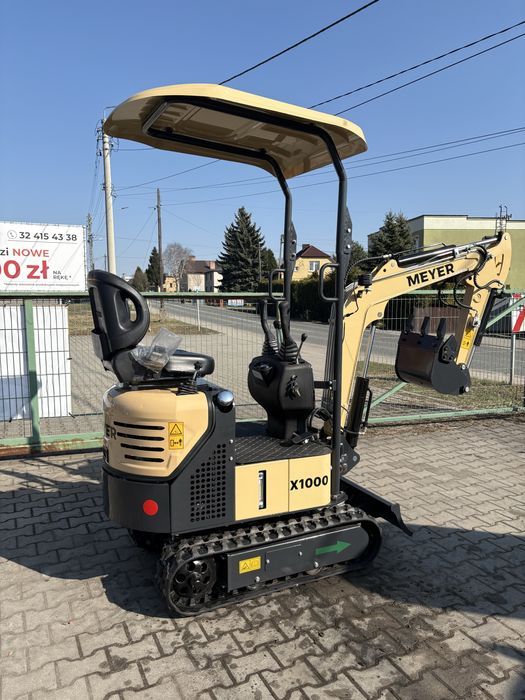 Minikoparka MEYER X1000 (skretne ramie,silnik KOOP) LEASING