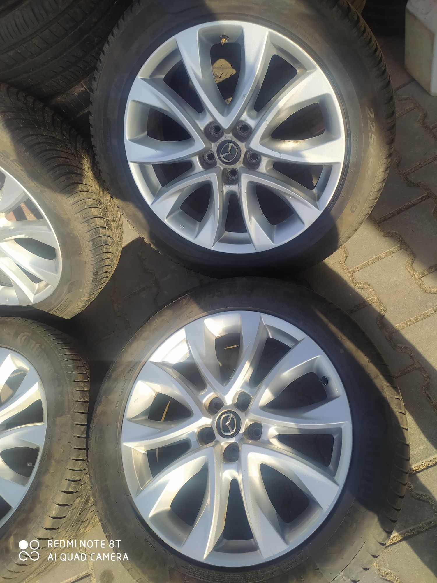 Alufelgi MAZDA CX-5 19"  5x114.3 opony kpl ładne