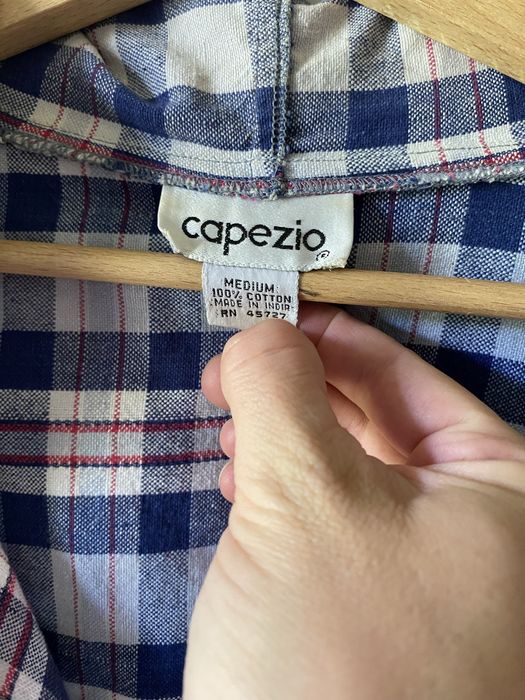 Bawełniana lekka kurtka jak bluza parka oversize  w kratę