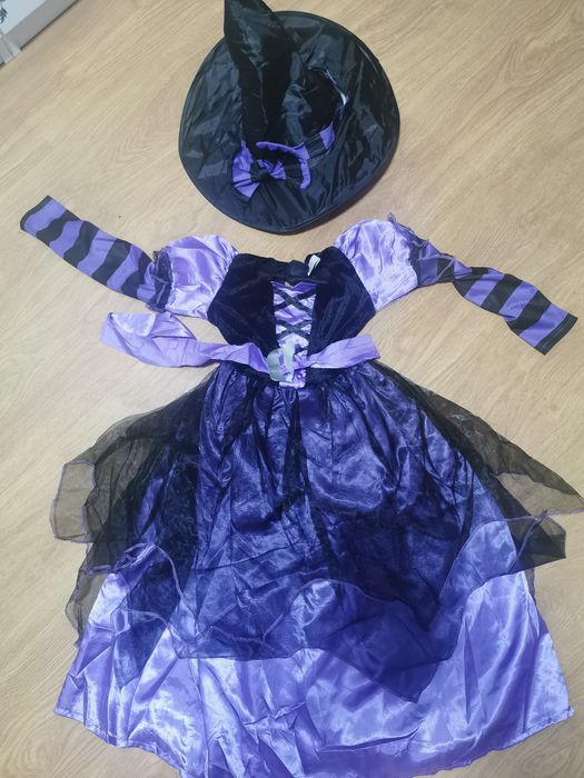 Strój czarownicy 122 cm