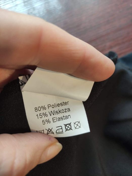 Zestaw ciążowy: spodnie r.36 + spódnica r.40