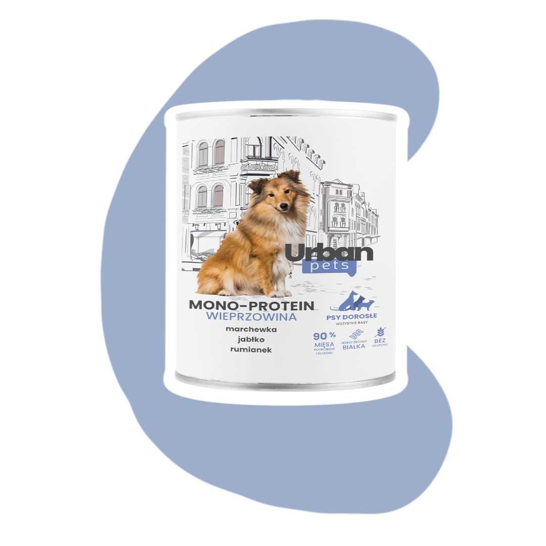 Over Zoo Urban Pets Mono Protein Wieprzowina 6x800g