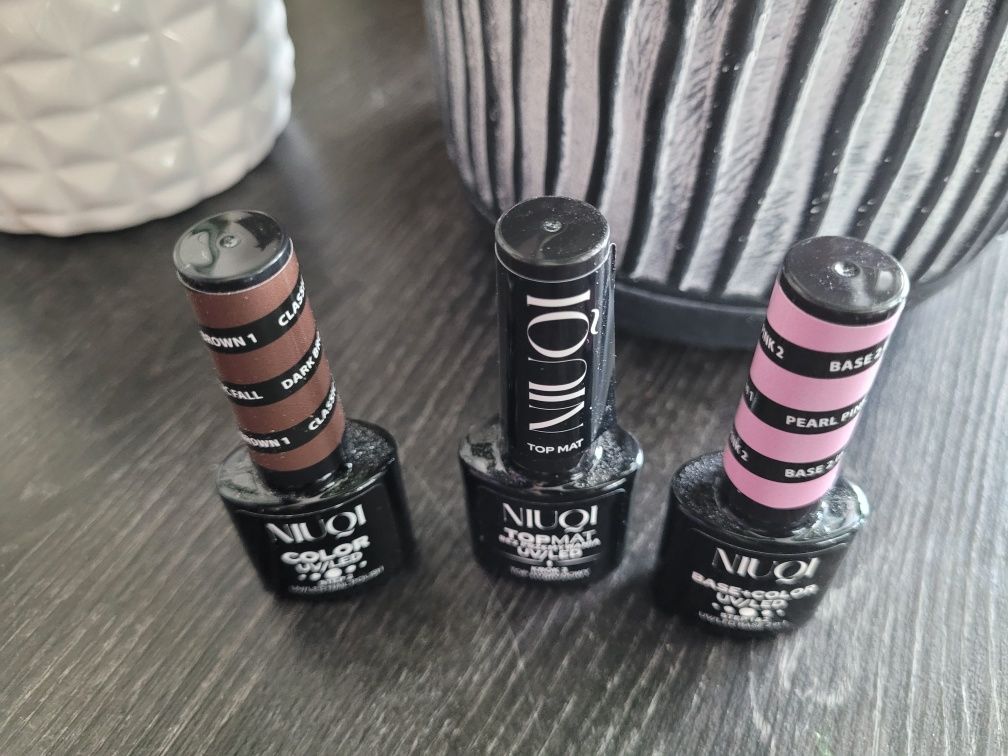 Nowe lakiery Niuqi base+kolor+top