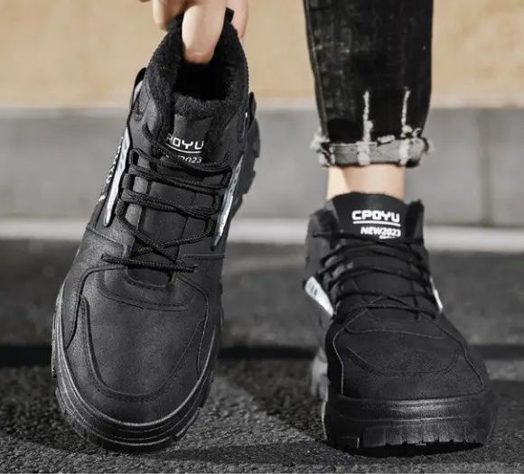 38р./24,2 см.Зимові черевики на хутрі, ботинки чоботи на хлопчика