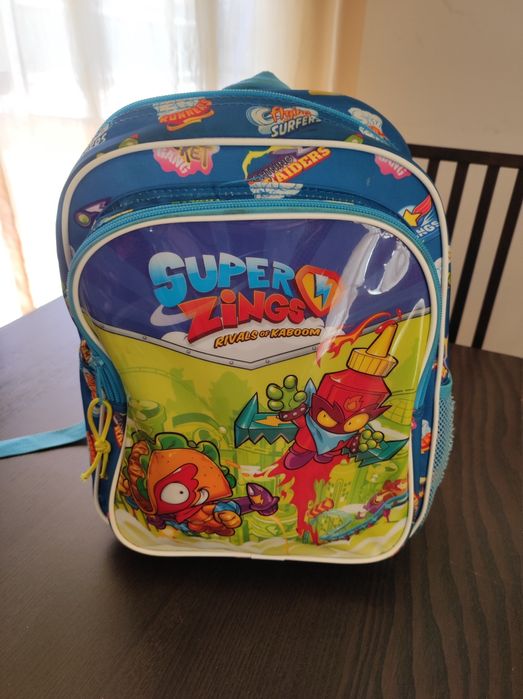 Mochila Super Zings como NOVA