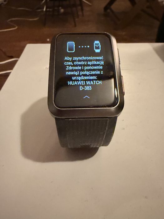 Zegarek Huawei Watch D-383 – czarny (z pomiarem ciśnienia i EKG)