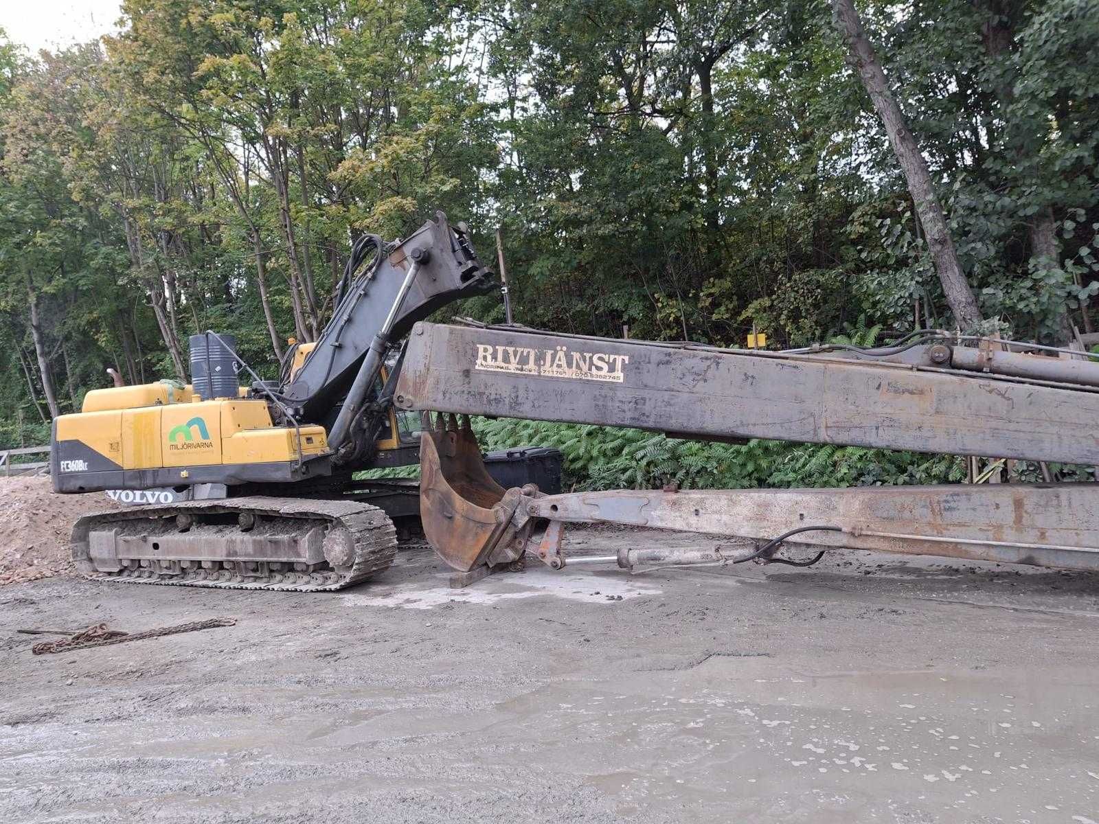 Koparka volvo 360b long/długie ramie plus zwykłe - szybkozłącze