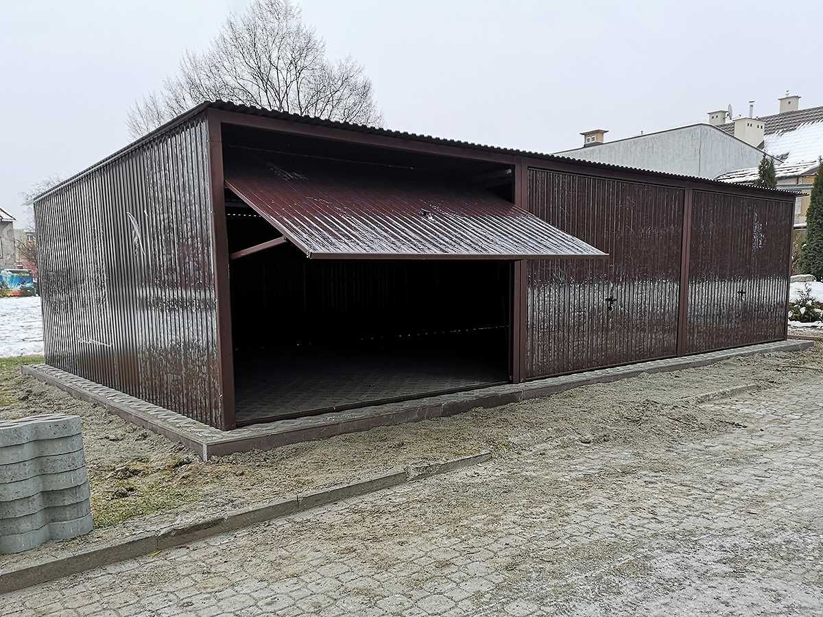 Garaż blaszany 6x6 m garaże darmowy transport najlepsze blaszaki