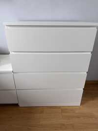Biała komoda 4 szuflady IKEA