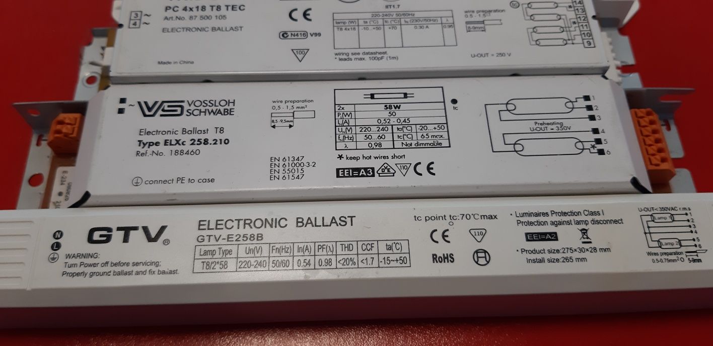 Statecznik elektroniczny do lamp