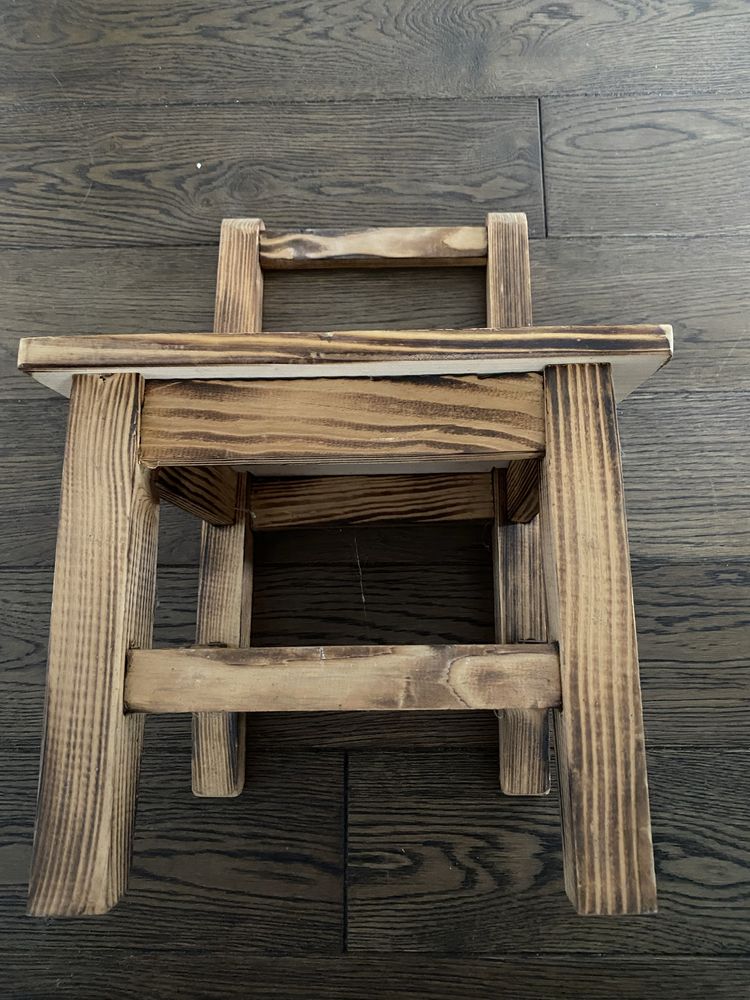 Krzesełko dziecięce drewniane z Kubusiem Puchatkiem