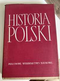 Książka trzy tomy komplet ,,Historia polski”1969