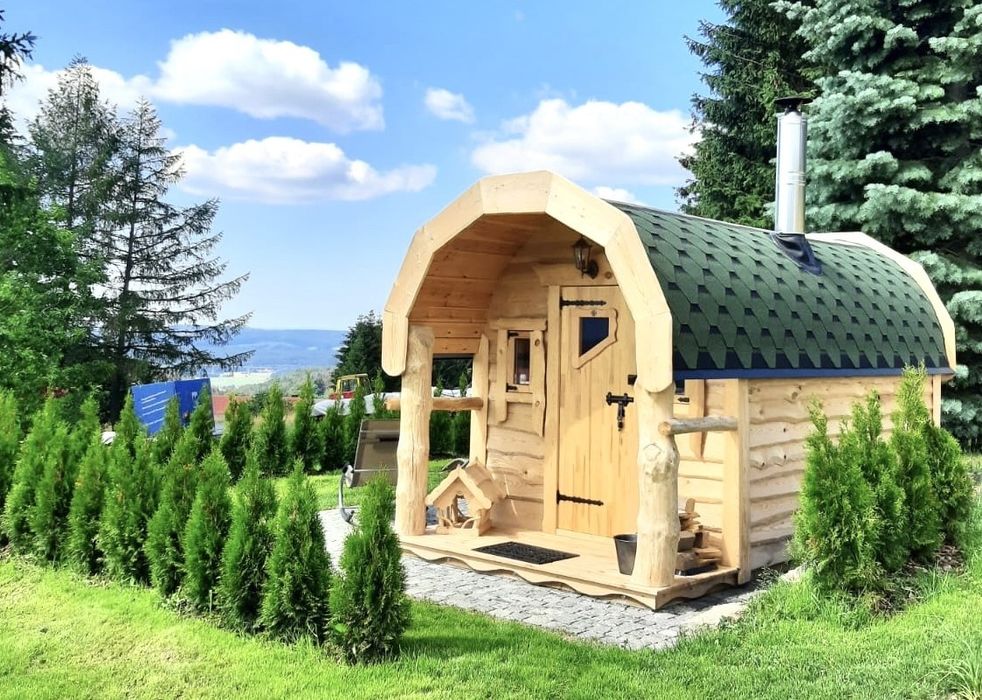Sauna ogrodowa ocieplana PREMIUM