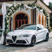 Auto do ślubu / wesela z kierowcą Alfa Romeo Giulia Białe | Śląskie