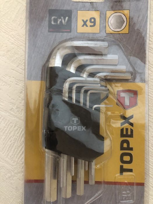 Набор шестигранных ключей,тorx