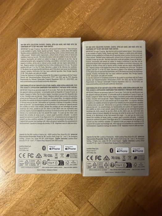 Смарт окуляри / smart glasses RAY-BAN META WAYFARER Gen 2 RW4012