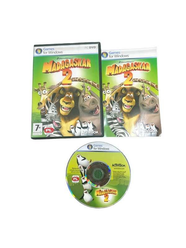 Madagaskar 2 PL PC stan bardzo dobry