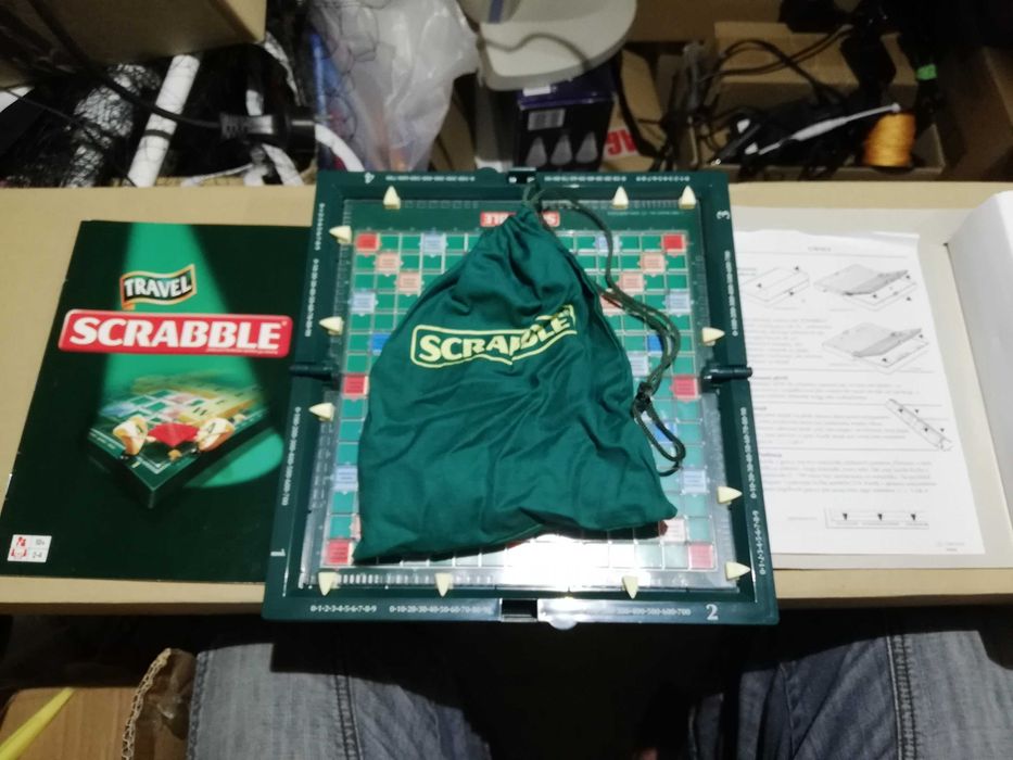 Scrabble Travel 52495 Unikat wyd. Mattel PL Walizkowa z org. pudełkiem