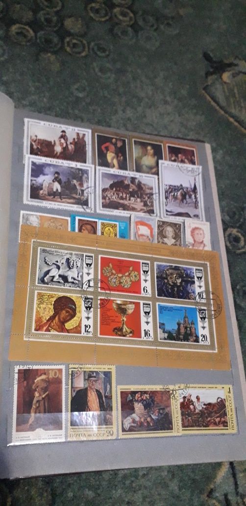 Коллекция марок 70-80е гг