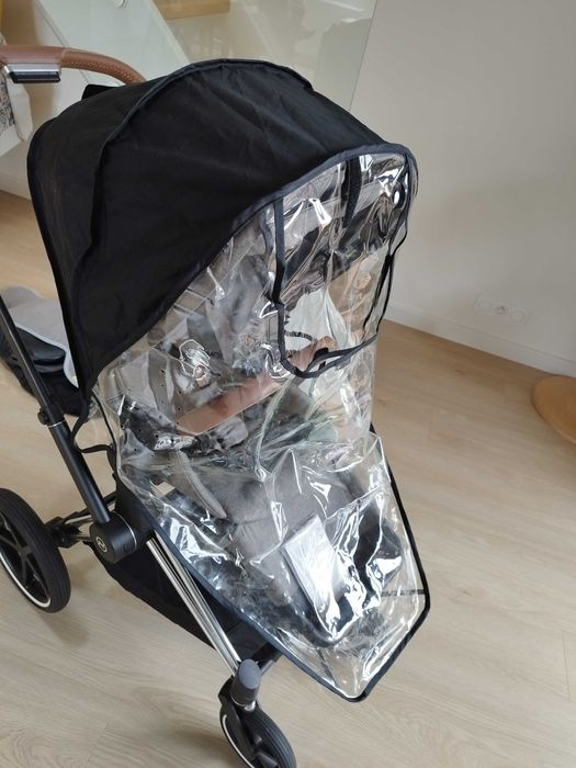 Cybex Priam 2.0, Manhattan Grey, Stelaż chrom, spacerówka, gondola