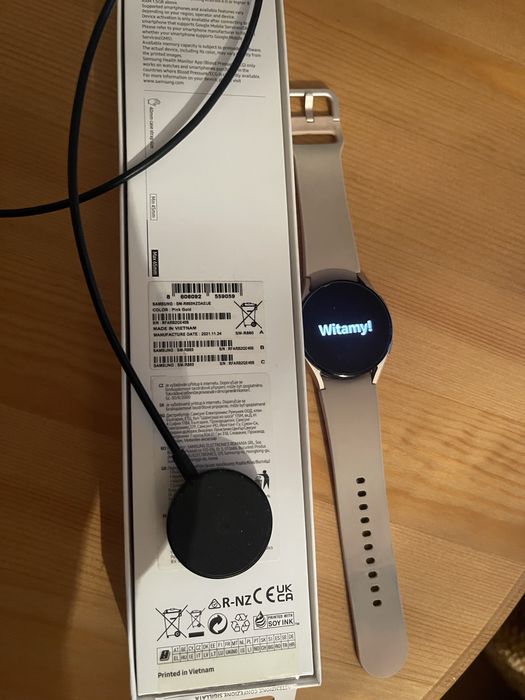 Zegarek Smartwatch Samsung Galaxy Watch 4 Ping Gold