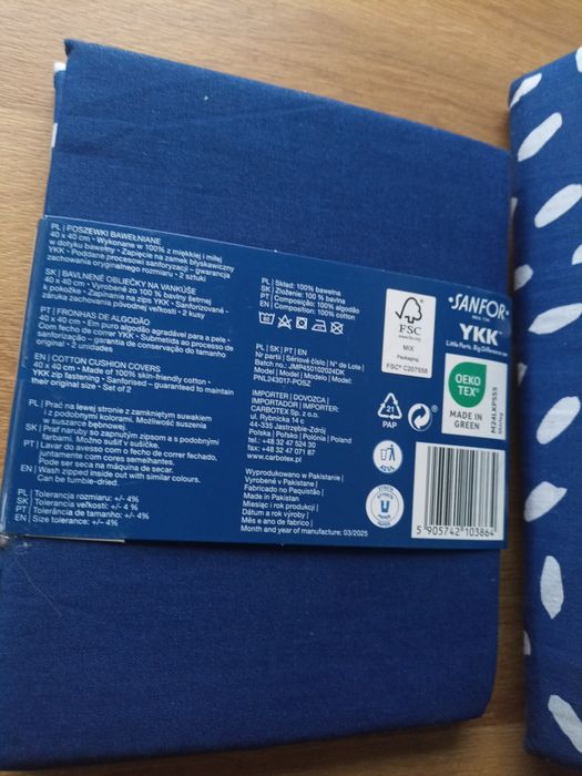 Pościel 5 elementów bawełna 100% SMUKEE komplet pościeli w łezki