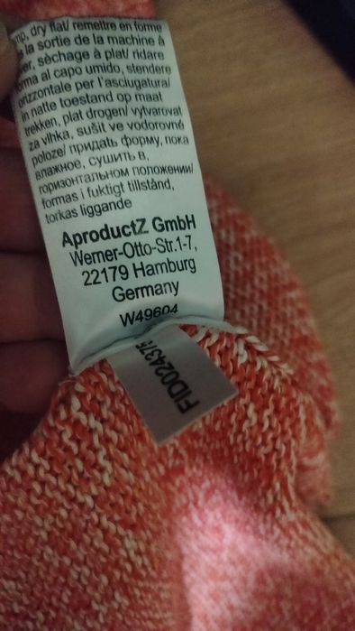 Sweter bluzka damska dekolt długi rękaw XXL