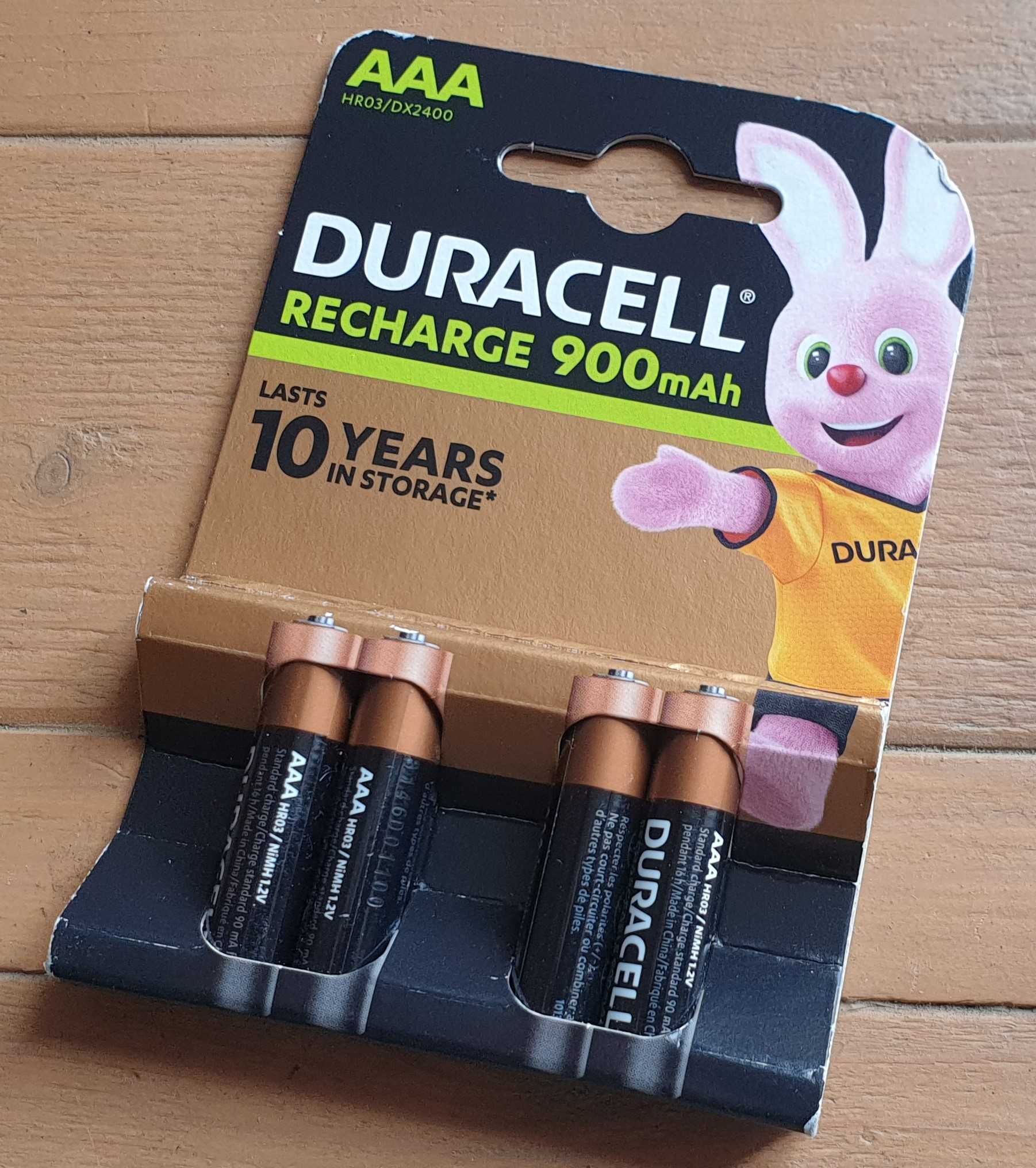 Vendo 4 pilhas recarregáveis AAA Duracell novas