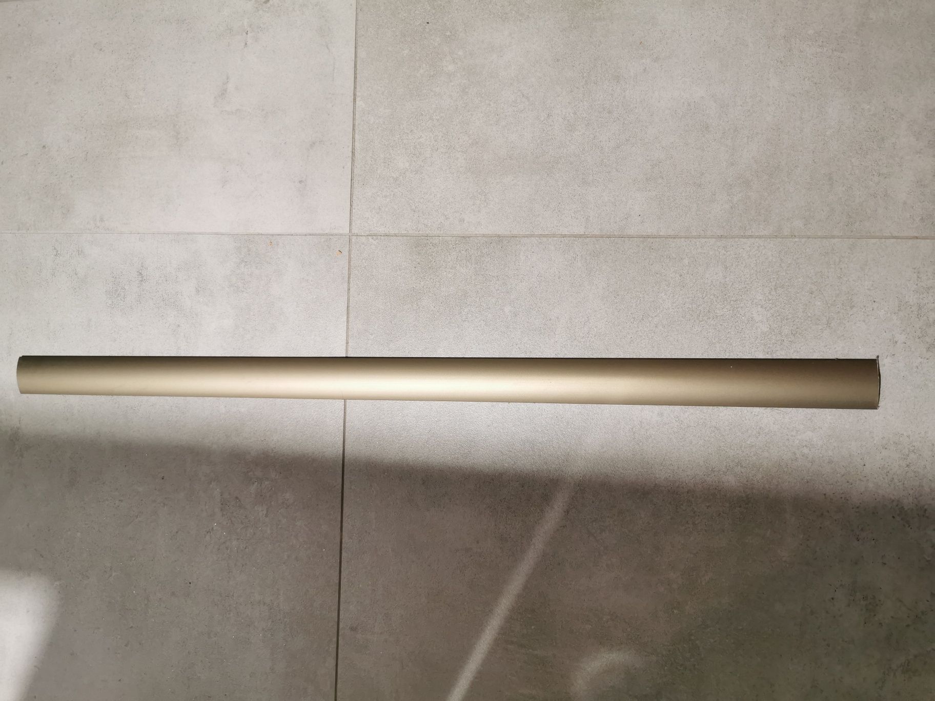 Listwa progowa podłogowa 2 sztuki, złota 82 cm
