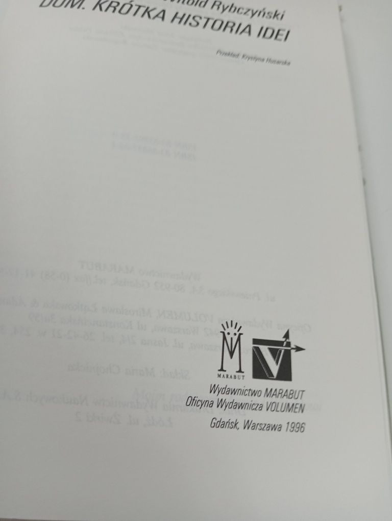 Witold Rybczyński - Dom krótka historia idei (uszkodzona)