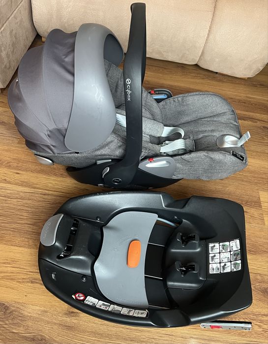 Cybex Cloud Q plus szary z baza