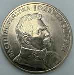 Numizmat, medal - Naczelnik Państwa Józef Piłsudski 100 lat niepodległ