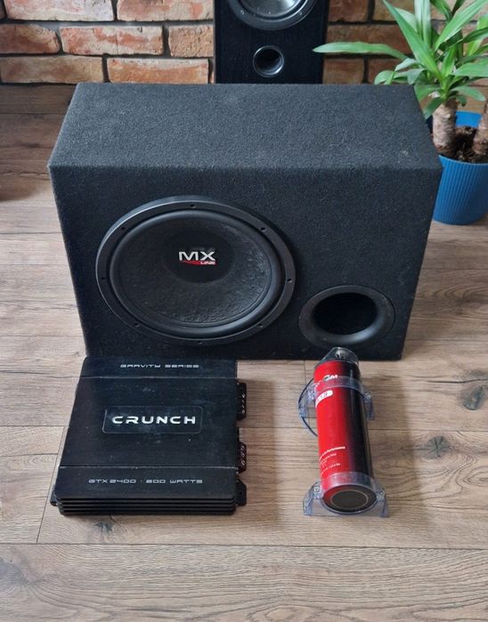Skrzynia basowa MX line, Wzmacniacz Crunch i kondensator