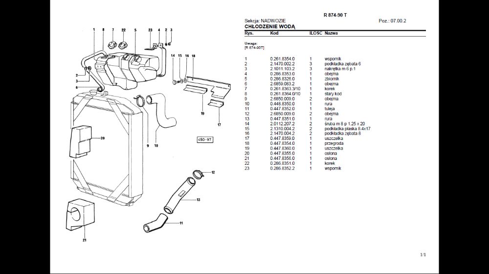 DEUTZ FAHR 5120p katalog części instrukcja napraw po POLSKU