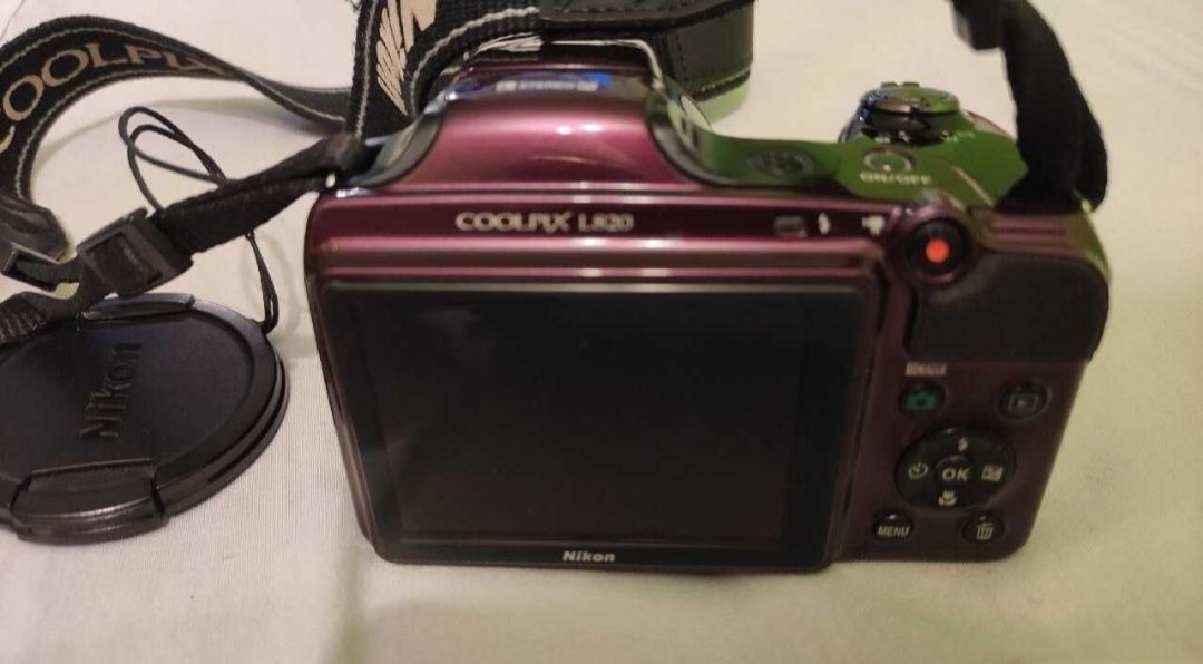 Aparat NIKON COOLPIX L820 fioletowy cyfrowy
