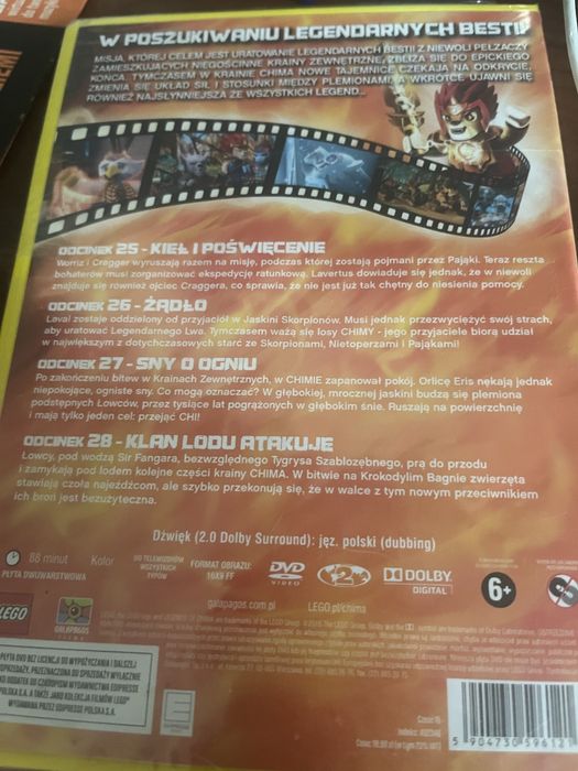 Kolekcja filmów lego Chima część 7 MNP