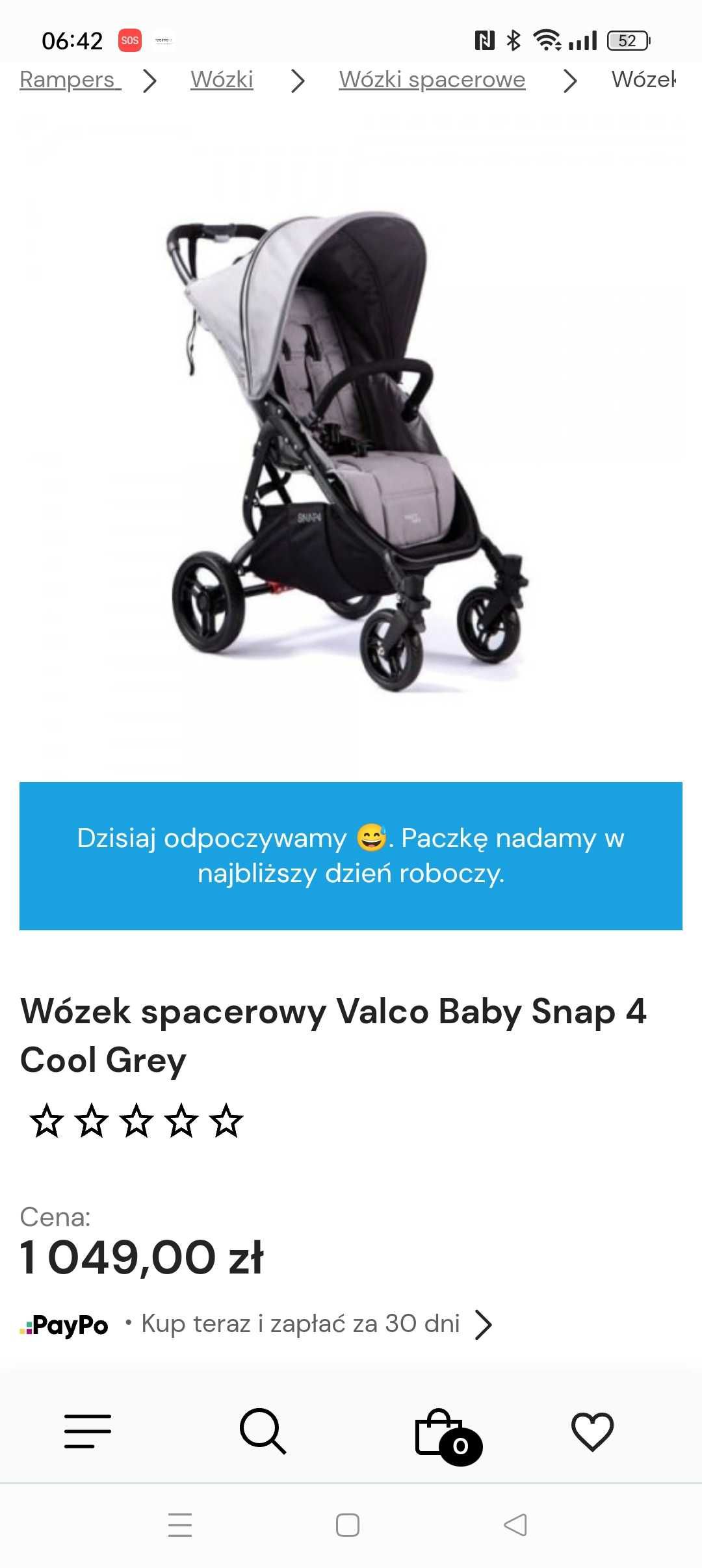 Wózek valco baby Snap 4