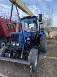 Продам трактор МТЗ пату 82.1 кран люлька 2005