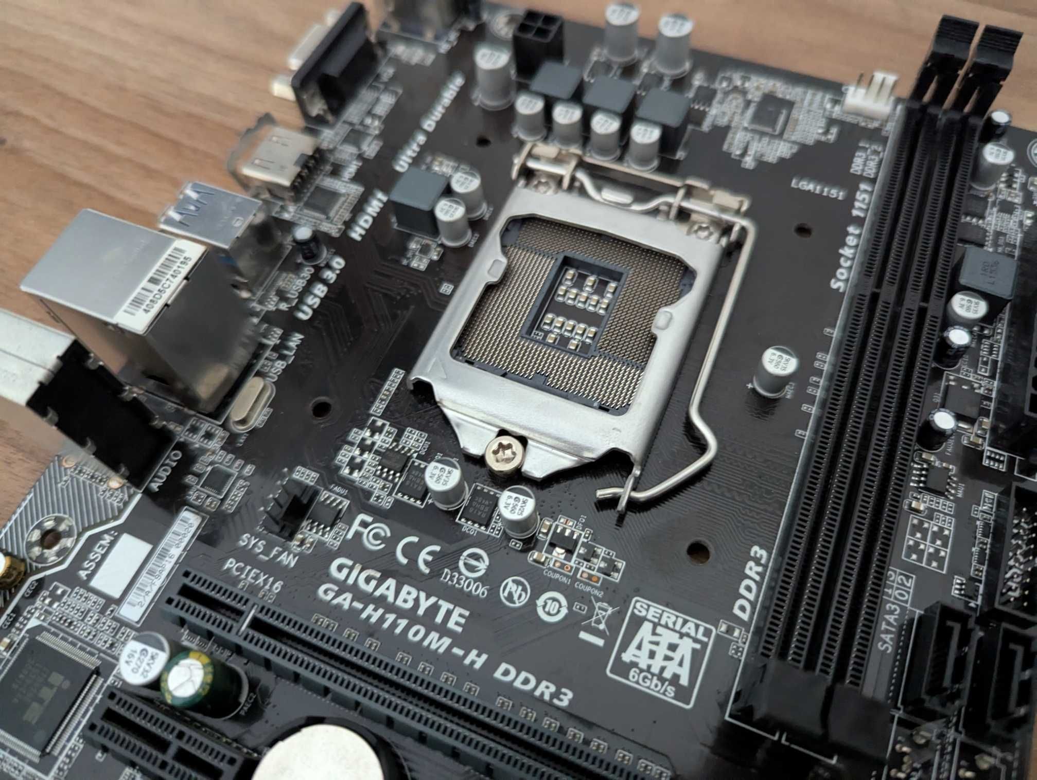 Płyta Główna Gigabyte GA-H110M-H DDR3 1151 INTEL H110 HDMI USB 3.0