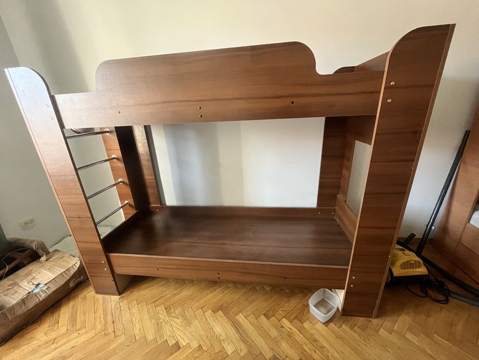 Двоярусне ліжко з МДФ.