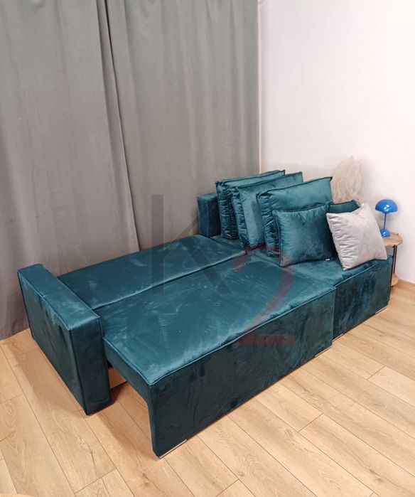 Narożnik FABIO Bonell sztruks USB rogówka sofa szybka dostawa +gratis